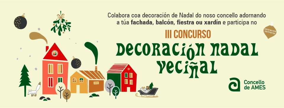 concurso de decoración de Nadal veciñal 2024