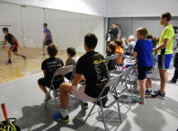 Master class de squash na nova pista de squash Borja Golán