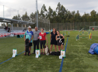 Entrega de premios da proba de agility