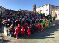 As crianzas das escolas infantís municipais O Bosque e A Madalena celebraron o pasado venres o Entroido