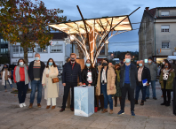 Acendido de luces de Nadal. 