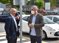 Visita do vicepresidente da Deputación da Coruña, Xosé Regueira.