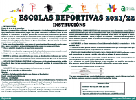 Folleto das Escolas Deportivas