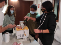 As tradicións do san Martiño protagonizaron a acampada de outono na Aula da Natureza