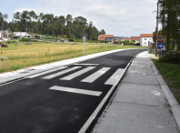 O alcalde visitou o lugar de Cantalarrana que se dotou dunha rede de pluviais ata o límite co concello de Brión