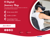 O espazo A Proa acolle o martes 28 a xornada “O Digital Journey Map”, do coworking da Cámara de Comercio de Santiago