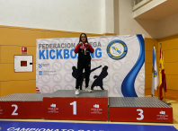 Os amesáns Paula e Manuel Blanco proclámanse campións galegos de kickboxing