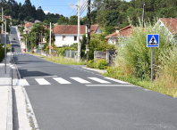 Obras de mellora da seguridade viaria en Quistiláns, Bugallido