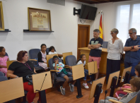 O Concello de Ames realiza unha recepción institucional aos nenos e nenas saharauís que pasan o verán con familias amesás