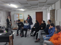 10 mozos e mozas participaron no Obradoiro de Son que se impartiu na Factoría, en Biduído