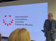 Imaxe da presentación en Fitur da campaña “Fíos... até a fin, dende Santiago até Fisterra”