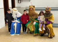 Os Reis Magos recibiron preto de 1200 nenos e nenas durante as recepcións da Gran Festa de Reis