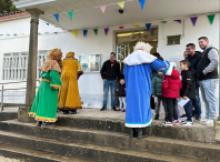 Os Reis Magos recibiron preto de 1200 nenos e nenas durante as recepcións da Gran Festa de Reis