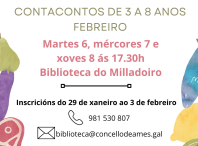 Esta semana volven as sesións de contacontos para os máis pequenos nas bibliotecas municipais