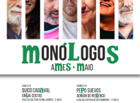 Chega a Ames a primeira edición do ciclo de monólogos con Quico Cadaval, Pepo Suevos, Paula Carballeira e Carlos Blanco