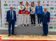 A deportista amesá Olivia Parga consegue a medalla de ouro na IV xornada da Liga Galega de karate
