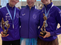 Catro deportistas de Ames competirán no Campionato de España de Patinaxe Artística