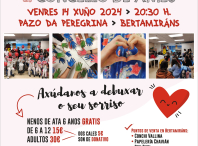 Cartaz da II Cea solidaria Obra Social Pediatría & Concello de Ames