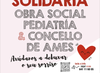 Cartaz da II Cea solidaria Obra Social Pediatría & Concello de Ames