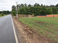 As obras de construción da senda de Covas a Bertamiráns están en fase de execución