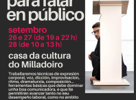 A Escola Municipal de Teatro organiza un curso de técnicas teatrais para falar en público