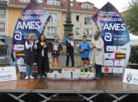 Jorge Puig Malvar e Eva Piñel Lorenzo gañan a proba absoluta 10K da XXIII Carreira Pedestre Popular do Concello de Ames