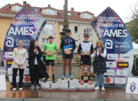 Jorge Puig Malvar e Eva Piñel Lorenzo gañan a proba absoluta 10K da XXIII Carreira Pedestre Popular do Concello de Ames