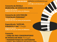 O Concello de Ames presenta a programación da semana da música pola Santa Icía