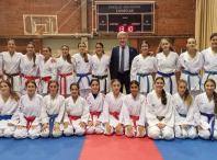 A deportista amesá Olivia Parga consegue a medalla de ouro na VI xornada da Liga Nacional de karate