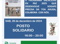 SOGAPS instalará este sábado un posto solidario no mercado de Bertamiráns para recadar fondos