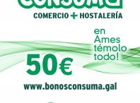 As tarxetas de desconto “Bonos Consuma” xeran en 10 días un gasto de máis de 185.000 euros e o 75% do orzamento 