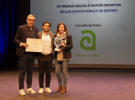 O Concello de Ames é galardoado pola súa xestión pública do deporte nos XV Premios Galicia á Xestión Deportiva