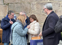 Homenaxeados tres traballadores municipais: Emilia Vieites Brea, Jorge García Pampín e Santiago Eirís Pombo