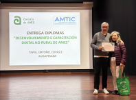 Entréganse os diplomas dos cursos de alfabetización dixital nas parroquias