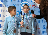 A Escola de Karate Dokkodo acadou un ouro e un bronce no Campionato Galego de Clubs celebrado esta fin de semana en Chantada 