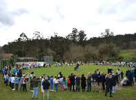 A comunidade educativa amesá reafírmase na activación do Modo Galego cantando e bailando