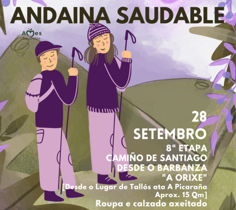 Volven as andainas saudables cunha ruta pola oitava etapa do Camiño de Santiago desde o Barbanza