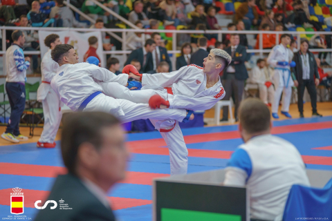 O deportista amesán Xoán David Parga acadou un quinto posto na I Xornada da Liga Nacional de Karate 