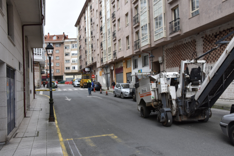 Comezan as obras de pavimentación das rúas Pardiñeiros, Seidón e Panasqueira do Milladoiro nas que se van investir preto de 100.000 euros