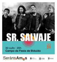 O concerto de Sr. Salvaje chega mañá a Biduído dentro da programación dos “Seráns de Ames”