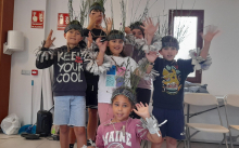 Máis de medio centenar de nenos e nenas participaron nos campamentos urbanos de verán da Aula da Natureza