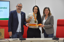 O Concello de Ames realízalle unha recepción institucional a Verónica Fernández, campioa de España de boxeo elite